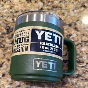 Yeti 10oz rambler green